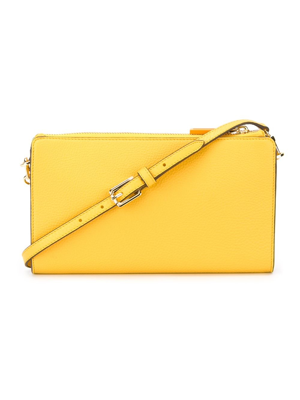 tory burch yellow clutch